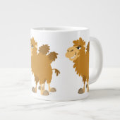 Cute Cartoon Two-Humped Camel Jumbo Mok (Voorkant rechts)