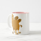 Cute Cartoon Two-Humped Camel Mok (Voorkant links)