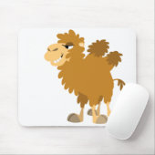 Cute Cartoon Two-Humped Camel Mousepad Muismat (Met muis)