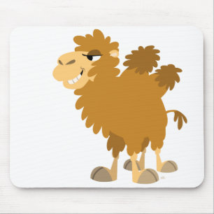 Cute Cartoon Two-Humped Camel Mousepad Muismat