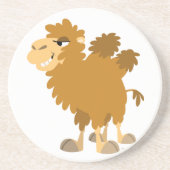 Cute Cartoon Two-Humped Camel Onderzetter (Voorkant)