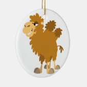 Cute Cartoon Two-Humped Camel Ornament (Rechts)