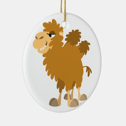 Cute Cartoon Two-Humped Camel Ornament (Rechts)