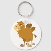 Cute Cartoon Two-Humped Camel Sleutelhanger (Voorkant)