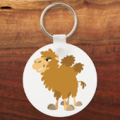 Cute Cartoon Two-Humped Camel Sleutelhanger (Voorkant)