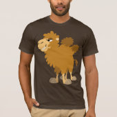 Cute Cartoon Two-Humped Camel T-Shirt (Voorkant)