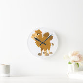 Cute Cartoon Two-Humped Camel Wall Clock Ronde Klok (Huis)