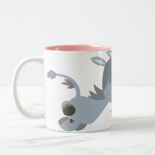 Cute Cartoon Unicorn in een Mok Snel