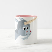 Cute Cartoon Unicorn in een Mok Snel (Center)