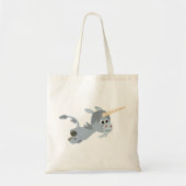Cute Cartoon Unicorn in een spoedtas Tote Bag (Voorkant)