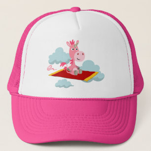 Cute Cartoon Unicorn's Magic Carpet Ride Pet