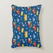 Cute Cartoon Vehicles Pattern  Accent Kussen (Voorkant(Verticaal))