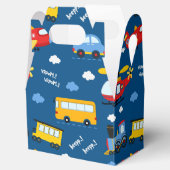 Cute Cartoon Vehicles Pattern Bedankdoosjes (Geopend)