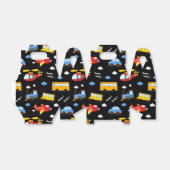 Cute Cartoon Vehicles Pattern  Bedankdoosjes (Uitgevouwen)