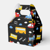 Cute Cartoon Vehicles Pattern Bedankdoosjes (Voorkant Zijde)