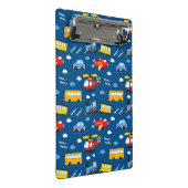 Cute Cartoon Vehicles Pattern  Mini Klembord (Schuin)