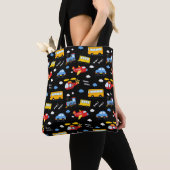 Cute Cartoon Vehicles Pattern  Tote Bag (Dichtbij)