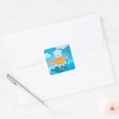 Cute Cartoon Vist Stickers Beren Kinderen (Envelop)