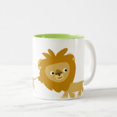 Cute Cartoon Walking Lion Mok (Voorkant rechts)