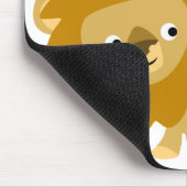 Cute Cartoon Walking Lion Mousepad Muismat (Hoek)