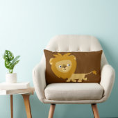 Cute Cartoon Walking Lion Pillow Kussen (Stoel)