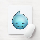 Cute Cartoon Water Drop Muismat (Met muis)