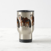 Cute Cartoon Western paard Reisbeker (Center)