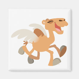 Cute Cartoon Winged-Camel Magnet