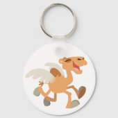 Cute Cartoon Winged-Camel Sleutelhanger (Voorkant)