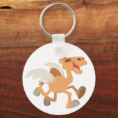 Cute Cartoon Winged-Camel Sleutelhanger (Voorkant)