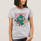Cute Cartoon Wizard Cat T-shirt (Voorkant)