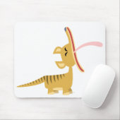 Cute Cartoon Yawning Thylacine Mousepad Muismat (Met muis)