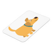 Cute Cartoon Yellow Labrador Flexible Magnet Magneet (Linkerzijde)