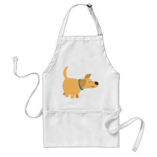 Cute Cartoon Yellow Labrador Schort