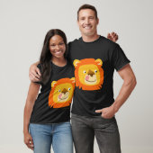 Cute Cartoon Yummy lion T-Shirt (Unisex)