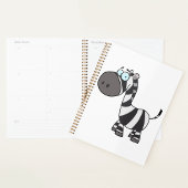 Cute Cartoon Zebra Funny Animal Character Planner