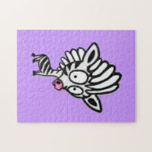 Cute Cartoon Zebra Legpuzzel (Horizontaal)