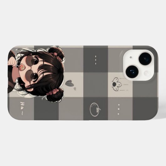 CUTE Case-Mate iPhone CASE (Achterkant (horizontaal))