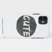 Cute Case-Mate iPhone Case (Achterkant (horizontaal))