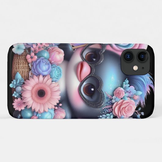 Cute Case-Mate iPhone Case (Achterkant (horizontaal))