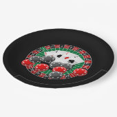 Cute Casino-kansspel Papieren Bordje (Gekanteld)