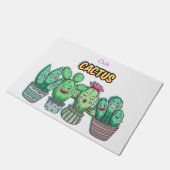 Cute Castus Family Deurmat (Schuin)