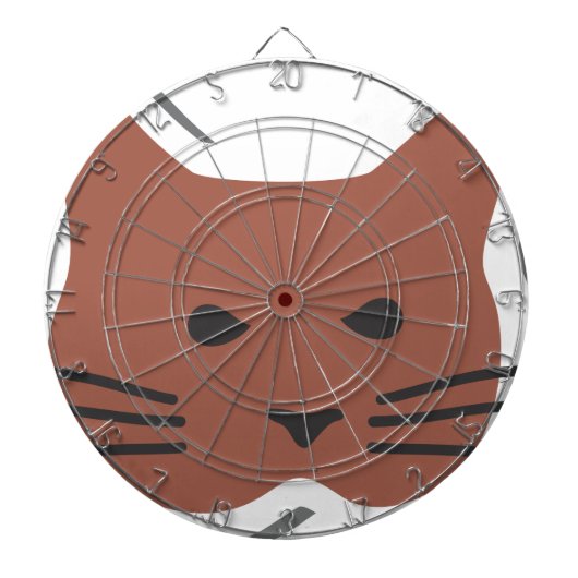 Cute Cat 2 Dartbord (Voorkant)