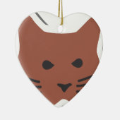 Cute Cat 2 Keramisch Ornament (Rechts)