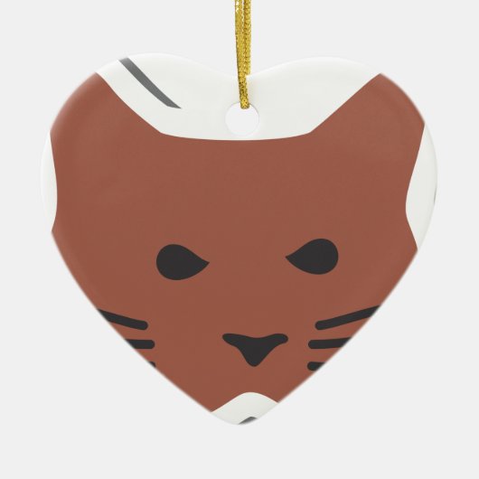 Cute Cat 2 Keramisch Ornament (Voorkant)