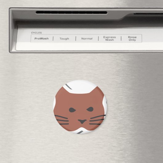 Cute Cat 2 Magneet (Insitu (Vaatwasser))