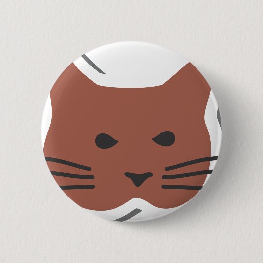 Cute Cat 2 Ronde Button 5,7 Cm (Voorkant)