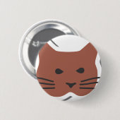 Cute Cat 2 Ronde Button 5,7 Cm (Voorkant /achterkant)