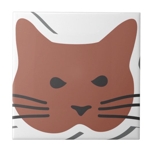 Cute Cat 2 Tegeltje (Voorkant)
