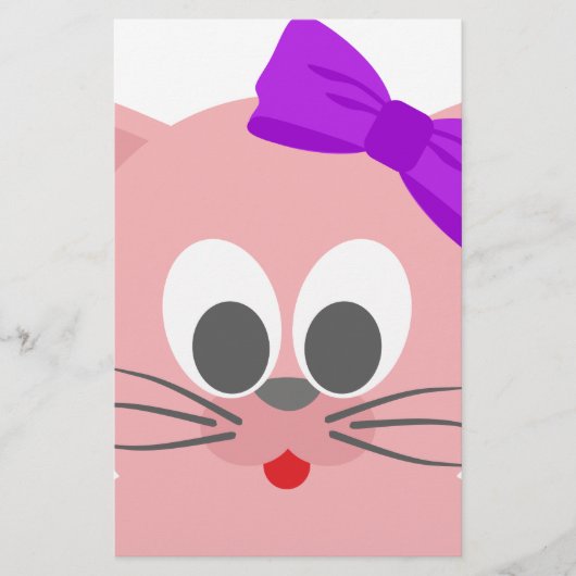 Cute Cat 3 Briefpapier (Voorkant)